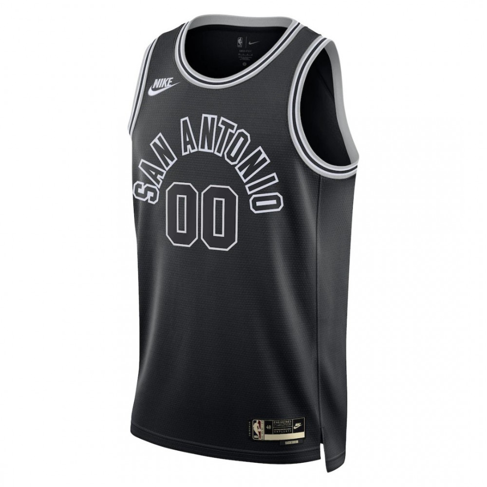 San Antonio Spurs Unisex 2022/23 Custom Swingman Jersey - Classic Edition - Black-Pro Kit Vault | Brand New 26/27 Sports Jerseys